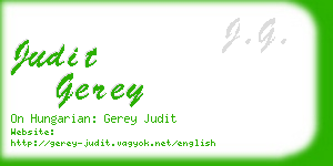 judit gerey business card